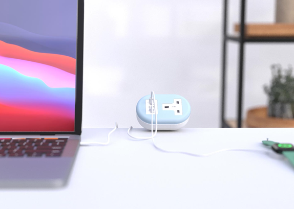 a dual port USB Type C fast charger