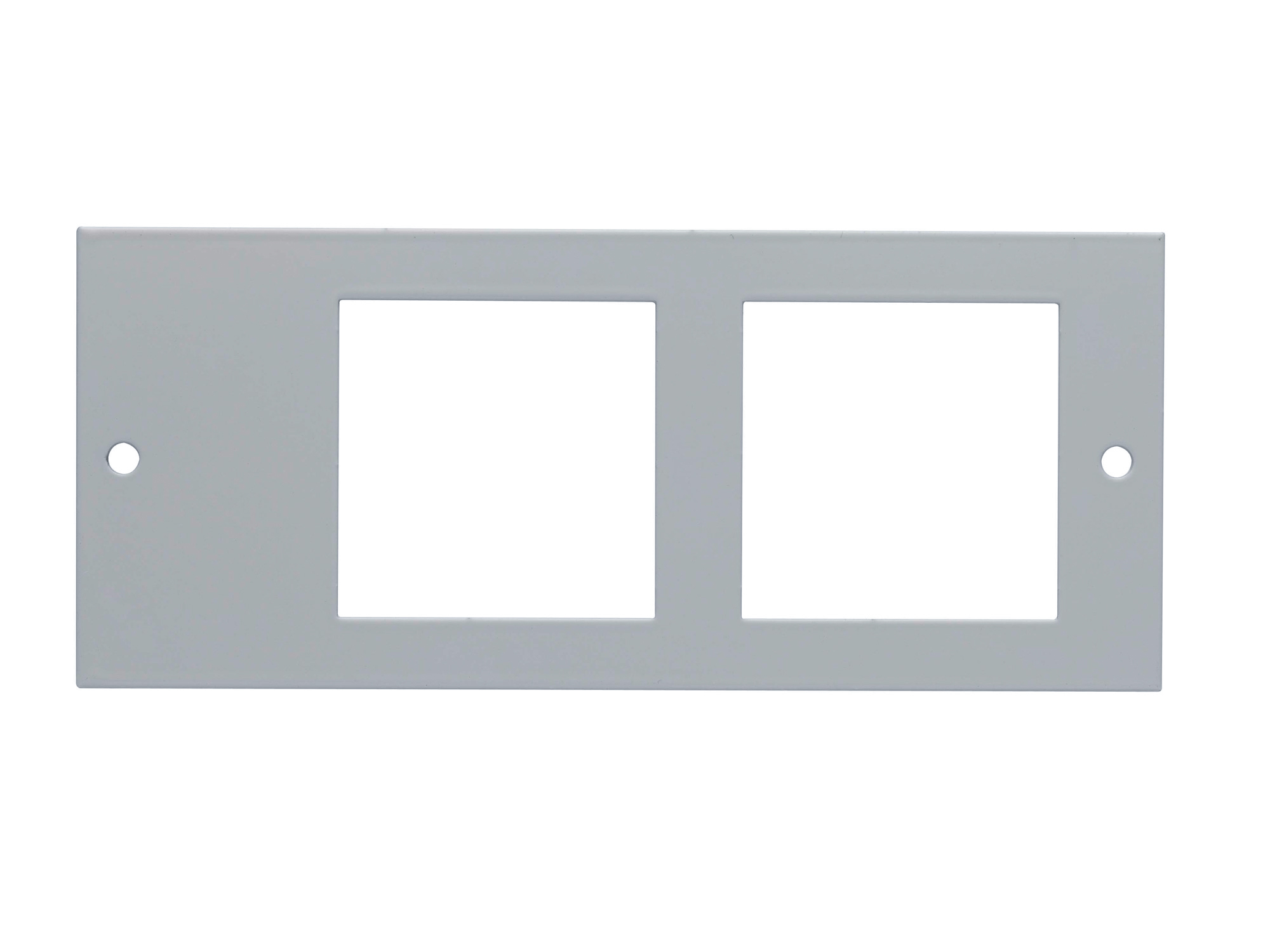 Plate Pierced to accept 2 x Euro Adapter Collars